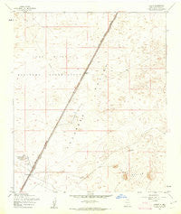 Desert New Mexico Historical topographic map, 1:24000 scale, 7.5 X 7.5 Minute, Year 1955
