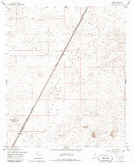Desert New Mexico Historical topographic map, 1:24000 scale, 7.5 X 7.5 Minute, Year 1955