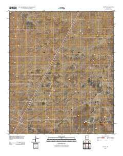 Desert New Mexico Historical topographic map, 1:24000 scale, 7.5 X 7.5 Minute, Year 2010