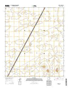 Desert New Mexico Historical topographic map, 1:24000 scale, 7.5 X 7.5 Minute, Year 2013