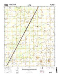 Desert New Mexico Current topographic map, 1:24000 scale, 7.5 X 7.5 Minute, Year 2017