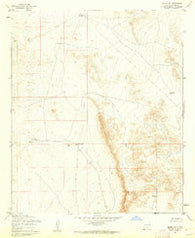 Desert NE New Mexico Historical topographic map, 1:24000 scale, 7.5 X 7.5 Minute, Year 1955