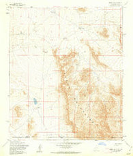 Desert SE New Mexico Historical topographic map, 1:24000 scale, 7.5 X 7.5 Minute, Year 1955