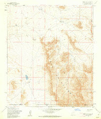 Desert SE New Mexico Historical topographic map, 1:24000 scale, 7.5 X 7.5 Minute, Year 1955