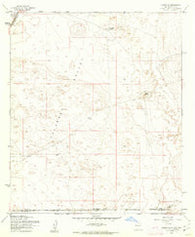 Desert SW New Mexico Historical topographic map, 1:24000 scale, 7.5 X 7.5 Minute, Year 1955
