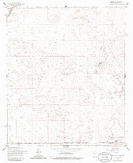 Desert SW New Mexico Historical topographic map, 1:24000 scale, 7.5 X 7.5 Minute, Year 1955