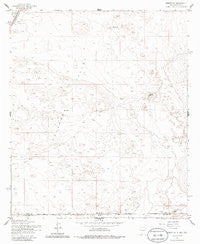 Desert SW New Mexico Historical topographic map, 1:24000 scale, 7.5 X 7.5 Minute, Year 1955