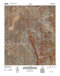 Desert NE New Mexico Historical topographic map, 1:24000 scale, 7.5 X 7.5 Minute, Year 2010