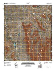 Desert SE New Mexico Historical topographic map, 1:24000 scale, 7.5 X 7.5 Minute, Year 2010