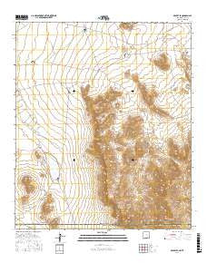 Desert SE New Mexico Current topographic map, 1:24000 scale, 7.5 X 7.5 Minute, Year 2017