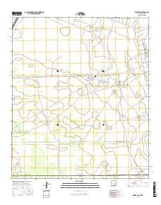 Desert SW New Mexico Current topographic map, 1:24000 scale, 7.5 X 7.5 Minute, Year 2017
