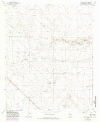 Devils Well New Mexico Historical topographic map, 1:24000 scale, 7.5 X 7.5 Minute, Year 1967