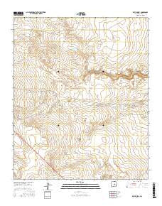 Devils Well New Mexico Current topographic map, 1:24000 scale, 7.5 X 7.5 Minute, Year 2017