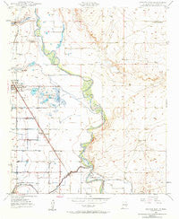 Dexter East New Mexico Historical topographic map, 1:24000 scale, 7.5 X 7.5 Minute, Year 1950