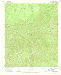 Diablo Range New Mexico Historical topographic map, 1:24000 scale, 7.5 X 7.5 Minute, Year 1965