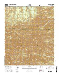 Diablo Range New Mexico Current topographic map, 1:24000 scale, 7.5 X 7.5 Minute, Year 2017