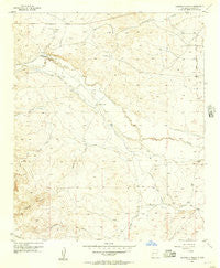 Diamond A Ranch New Mexico Historical topographic map, 1:24000 scale, 7.5 X 7.5 Minute, Year 1956