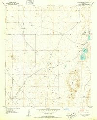 Diamond Mound New Mexico Historical topographic map, 1:24000 scale, 7.5 X 7.5 Minute, Year 1951