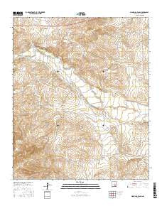 Diamond A Ranch New Mexico Current topographic map, 1:24000 scale, 7.5 X 7.5 Minute, Year 2017