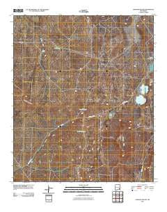 Diamond Mound New Mexico Historical topographic map, 1:24000 scale, 7.5 X 7.5 Minute, Year 2010