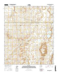 Diamond Mound New Mexico Current topographic map, 1:24000 scale, 7.5 X 7.5 Minute, Year 2017