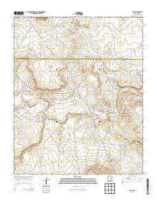 Dilia New Mexico Historical topographic map, 1:24000 scale, 7.5 X 7.5 Minute, Year 2013