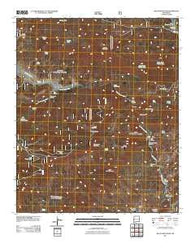 Dillon Mountain New Mexico Historical topographic map, 1:24000 scale, 7.5 X 7.5 Minute, Year 2011