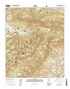 Dillon Mountain New Mexico Current topographic map, 1:24000 scale, 7.5 X 7.5 Minute, Year 2017
