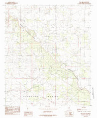 Dog Lake New Mexico Historical topographic map, 1:24000 scale, 7.5 X 7.5 Minute, Year 1985
