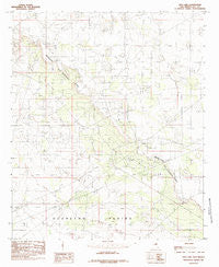 Dog Lake New Mexico Historical topographic map, 1:24000 scale, 7.5 X 7.5 Minute, Year 1985