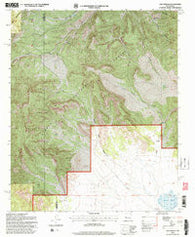 Dog Springs New Mexico Historical topographic map, 1:24000 scale, 7.5 X 7.5 Minute, Year 1995