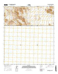 Dog Mountains New Mexico Current topographic map, 1:24000 scale, 7.5 X 7.5 Minute, Year 2017