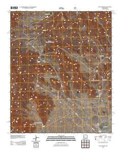 Dog Springs New Mexico Historical topographic map, 1:24000 scale, 7.5 X 7.5 Minute, Year 2011