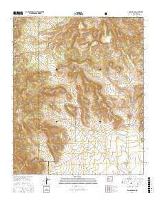Dog Springs New Mexico Current topographic map, 1:24000 scale, 7.5 X 7.5 Minute, Year 2017