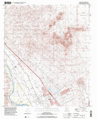 Dona Ana New Mexico Historical topographic map, 1:24000 scale, 7.5 X 7.5 Minute, Year 1996