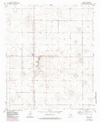 Dora New Mexico Historical topographic map, 1:24000 scale, 7.5 X 7.5 Minute, Year 1972