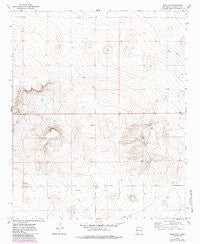 Dora NW New Mexico Historical topographic map, 1:24000 scale, 7.5 X 7.5 Minute, Year 1972