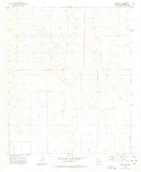 Dora SW New Mexico Historical topographic map, 1:24000 scale, 7.5 X 7.5 Minute, Year 1972