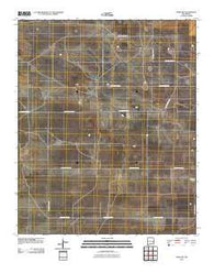 Dora SW New Mexico Historical topographic map, 1:24000 scale, 7.5 X 7.5 Minute, Year 2010