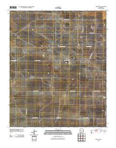Dora SW New Mexico Historical topographic map, 1:24000 scale, 7.5 X 7.5 Minute, Year 2010