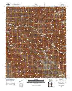 Dorsey Ranch New Mexico Historical topographic map, 1:24000 scale, 7.5 X 7.5 Minute, Year 2011