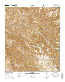 Dorsey Ranch New Mexico Current topographic map, 1:24000 scale, 7.5 X 7.5 Minute, Year 2017