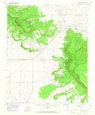 Dos Lomas New Mexico Historical topographic map, 1:24000 scale, 7.5 X 7.5 Minute, Year 1957
