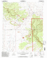 Dos Lomas New Mexico Historical topographic map, 1:24000 scale, 7.5 X 7.5 Minute, Year 1995