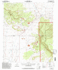Dos Lomas New Mexico Historical topographic map, 1:24000 scale, 7.5 X 7.5 Minute, Year 1995