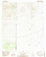 Double Wells New Mexico Historical topographic map, 1:24000 scale, 7.5 X 7.5 Minute, Year 1983
