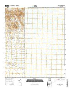 Double Wells New Mexico Historical topographic map, 1:24000 scale, 7.5 X 7.5 Minute, Year 2013