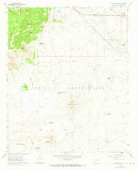 Dough Mountain New Mexico Historical topographic map, 1:24000 scale, 7.5 X 7.5 Minute, Year 1960