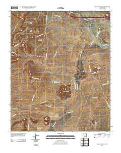 Dough Mountain New Mexico Historical topographic map, 1:24000 scale, 7.5 X 7.5 Minute, Year 2010