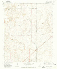 Doyle Hill New Mexico Historical topographic map, 1:24000 scale, 7.5 X 7.5 Minute, Year 1971